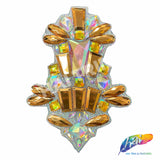 Multicolor Gel-Back Rhinestone Appliques, IRA-094