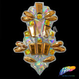 Multicolor Gel-Back Rhinestone Appliques, IRA-094