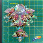 Multicolor Gel-Back Rhinestone Appliques, IRA-095