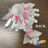 Multicolor Gel-Back Rhinestone Appliques, IRA-095