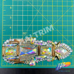 Multicolor Gel-Back Rhinestone Applique, IRA-100