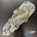 Multicolor Gel-Back Rhinestone Applique, IRA-100