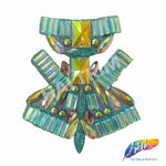 Multicolor Gel-Back Rhinestone Appliques, IRA-102