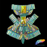 Multicolor Gel-Back Rhinestone Appliques, IRA-102