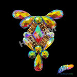 Multicolor Gel-Back Rhinestone Appliques, IRA-115