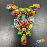 Multicolor Gel-Back Rhinestone Appliques, IRA-115