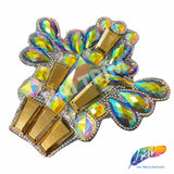 Multicolor Gel-Back Rhinestone Appliques, IRA-118