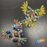 Multicolor Gel-Back Rhinestone Appliques, IRA-120