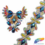Multicolor Gel-Back Rhinestone Appliques, IRA-120