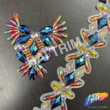 Multicolor Gel-Back Rhinestone Appliques, IRA-120