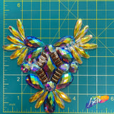 Multicolor Gel-Back Rhinestone Appliques, IRA-120