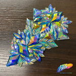 Multicolor Spike Gel-Back Iron On Applique, IRA-121