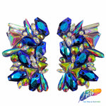 Multicolored Gel-Back Iron On Applique (sold by pair), IRA-125