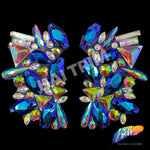 Multicolored Gel-Back Iron On Applique (sold by pair), IRA-125