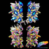 Multicolored Gel-Back Iron On Applique (sold by pair), IRA-125