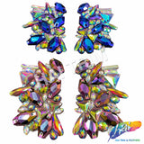 Multicolored Gel-Back Iron On Applique (sold by pair), IRA-125