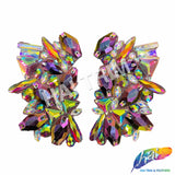 Multicolored Gel-Back Iron On Applique (sold by pair), IRA-125