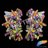 Multicolored Gel-Back Iron On Applique (sold by pair), IRA-125