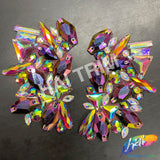 Multicolored Gel-Back Iron On Applique (sold by pair), IRA-125