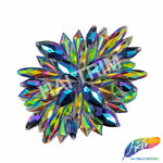 Purple Blue AB/Purple AB Gel-Back Iron On Applique, IRA-126