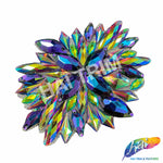 Purple Blue AB/Purple AB Gel-Back Iron On Applique, IRA-126