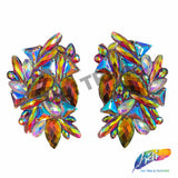 Multicolor AB Gel-Back Iron On Applique (Sold by Pair), IRA-128