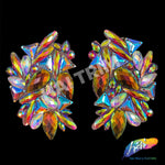 Multicolor AB Gel-Back Iron On Applique (Sold by Pair), IRA-128