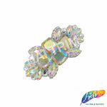 Crystal AB  Gel-Back Rhinestone Iron On Applique, IRA-130