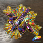 Multicolor Gel-Back Iron On Applique, IRA-133
