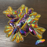 Multicolor Gel-Back Iron On Applique, IRA-133