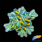 Multicolor Gel-Back Iron On Applique, IRA-133