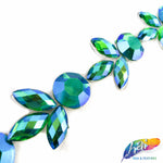 1" Leaf & Ball Iron On Trim, IRT-139