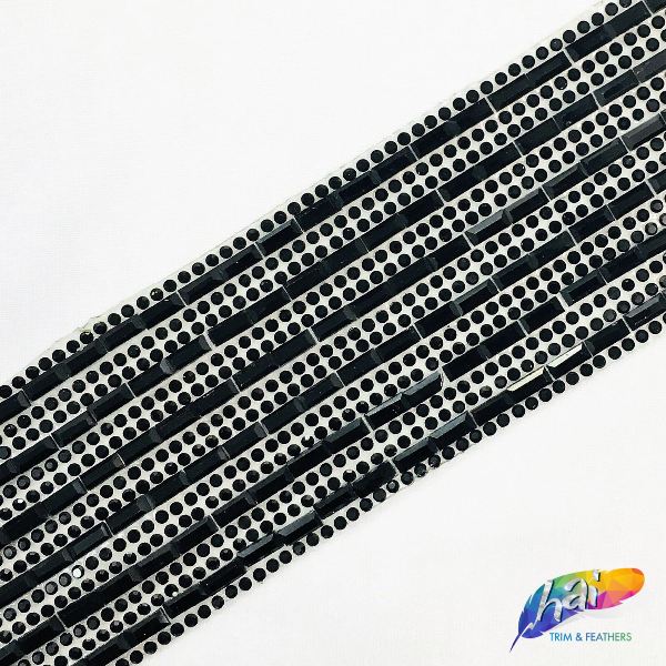 3/4 Braided Crystal Rhinestone Trim, RT-015 – Hai Trim & Feathers