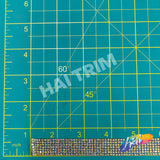 5/8" 7-Row Crystal Rhinestone Iron on Trim, IRT-061