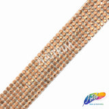 5/8" 7-Row Crystal Rhinestone Iron on Trim, IRT-061