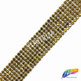 5/8" 7-Row Crystal Rhinestone Iron on Trim, IRT-061