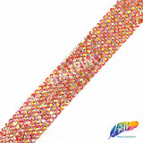 5/8" 7-Row Crystal Rhinestone Iron on Trim, IRT-061