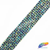 5/8" 7-Row Crystal Rhinestone Iron on Trim, IRT-061