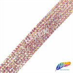 5/8" 7-Row Crystal Rhinestone Iron on Trim, IRT-061