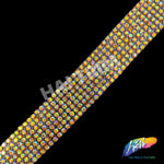 5/8" 7-Row Crystal Rhinestone Iron on Trim, IRT-061