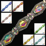 1" Color AB Resin Stone Iron on Trim, IRT-010