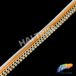 1/2" Rope Chain Rhinestone Iron on Trim, IRT-116