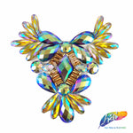 Multicolor Gel-Back Rhinestone Appliques, IRA-120