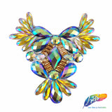 Multicolor Gel-Back Rhinestone Appliques, IRA-120