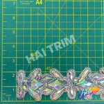 2 1/4" Diamond Motif Iron On Trim, IRT-132