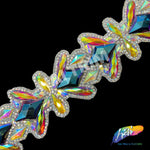 2 1/4" Diamond Motif Iron On Trim, IRT-132