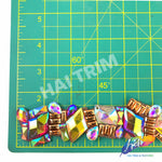 1 3/4” Red AB/Yellow AB/Rose Gold Iron on Trim, IRT-142