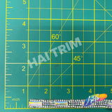 3/8" Crystal Rhinestone Iron On Trim with Rectangle Stones, IRT-144