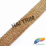 Twisted Metallic Chain Iron On Trim, IRT-156