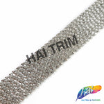 Twisted Metallic Chain Iron On Trim, IRT-156